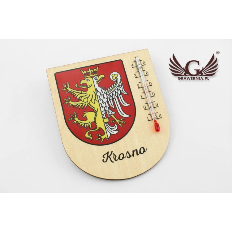 Thermometer with city coat of arms - UV digital print - TER014