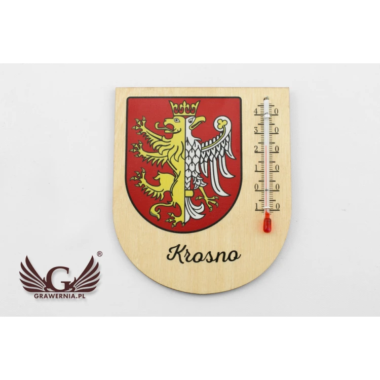 Thermometer with city coat of arms - UV digital print - TER014