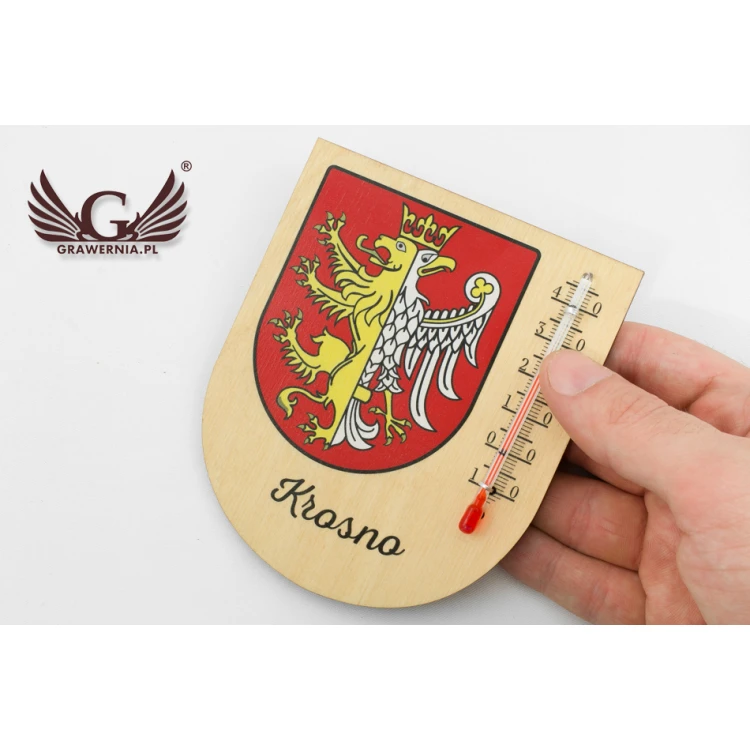 Thermometer with city coat of arms - UV digital print - TER014