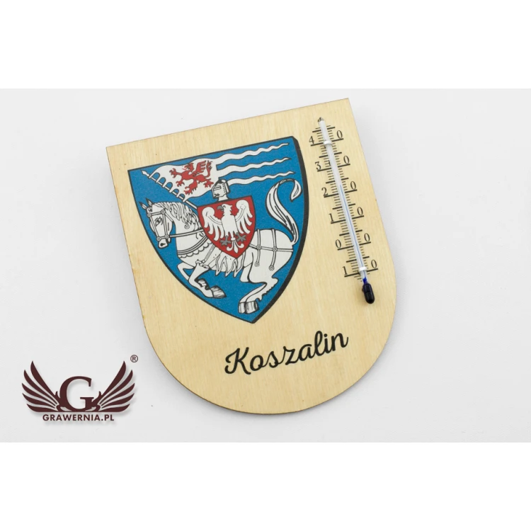 Thermometer with city coat of arms - UV digital print - TER016