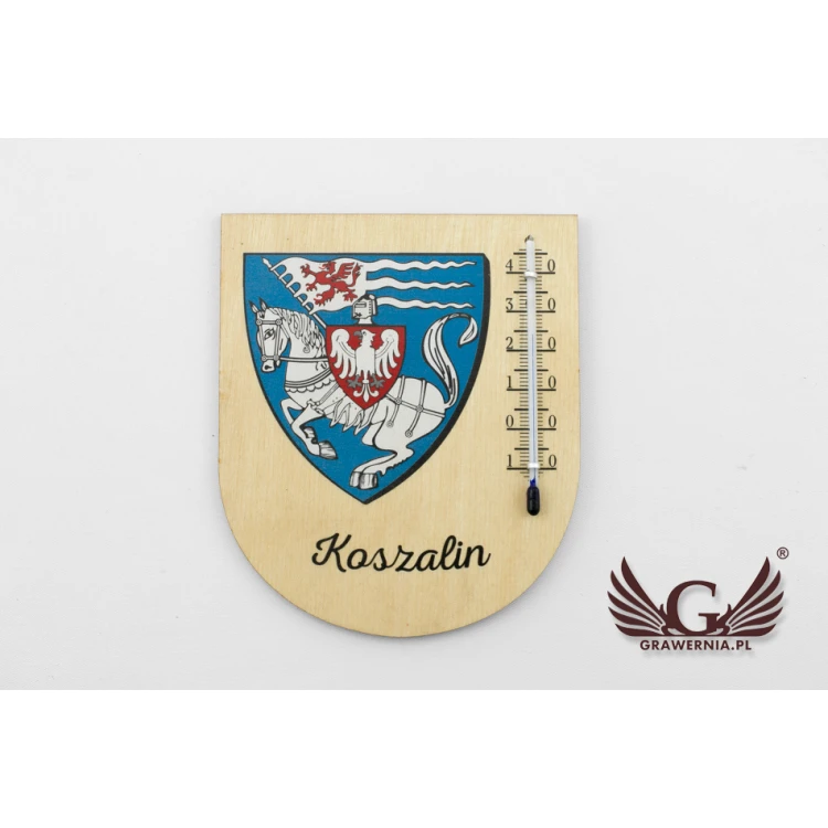 Thermometer with city coat of arms - UV digital print - TER016
