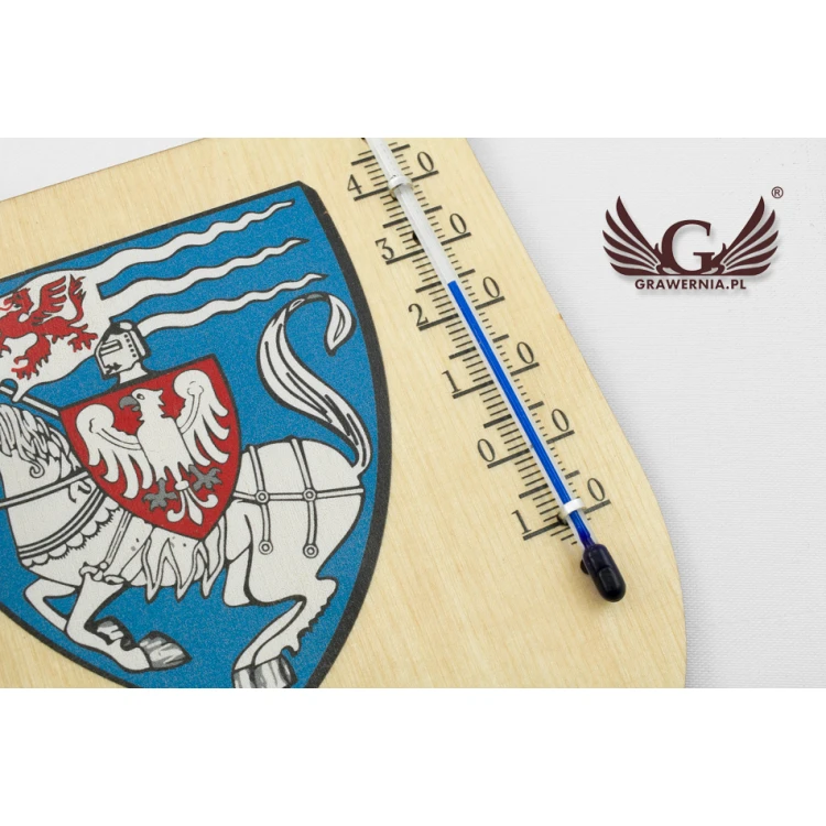Thermometer with city coat of arms - UV digital print - TER016