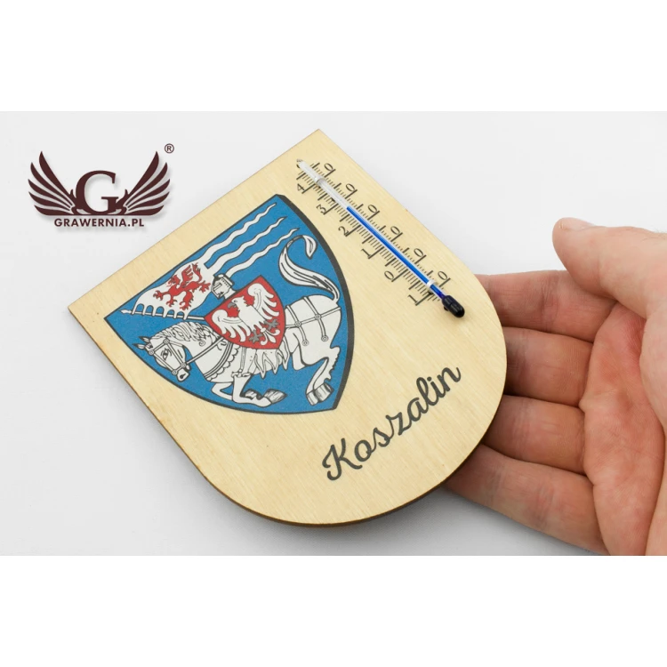 Thermometer with city coat of arms - UV digital print - TER016