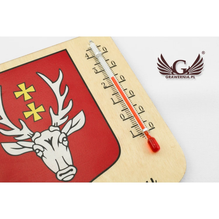 Thermometer with city coat of arms - UV digital print - TER018