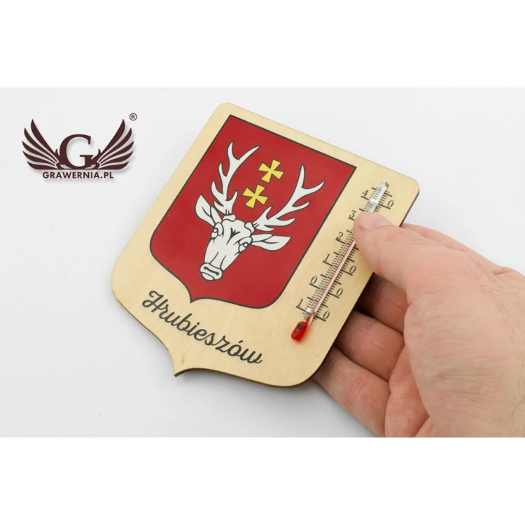 Thermometer with city coat of arms - UV digital print - TER018