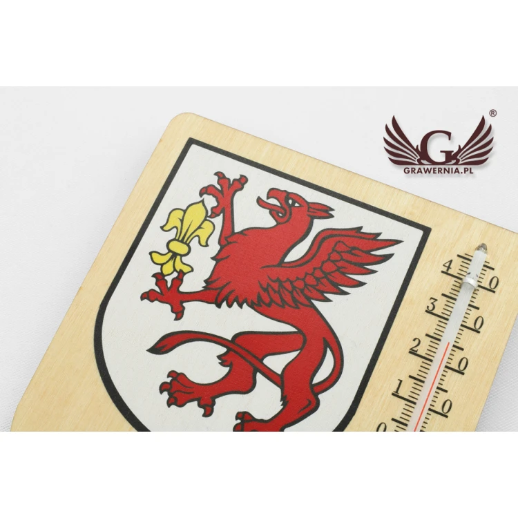Thermometer with city coat of arms - UV digital print - TER019