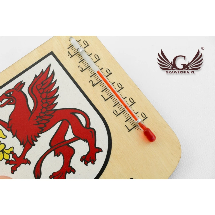 Thermometer with city coat of arms - UV digital print - TER019