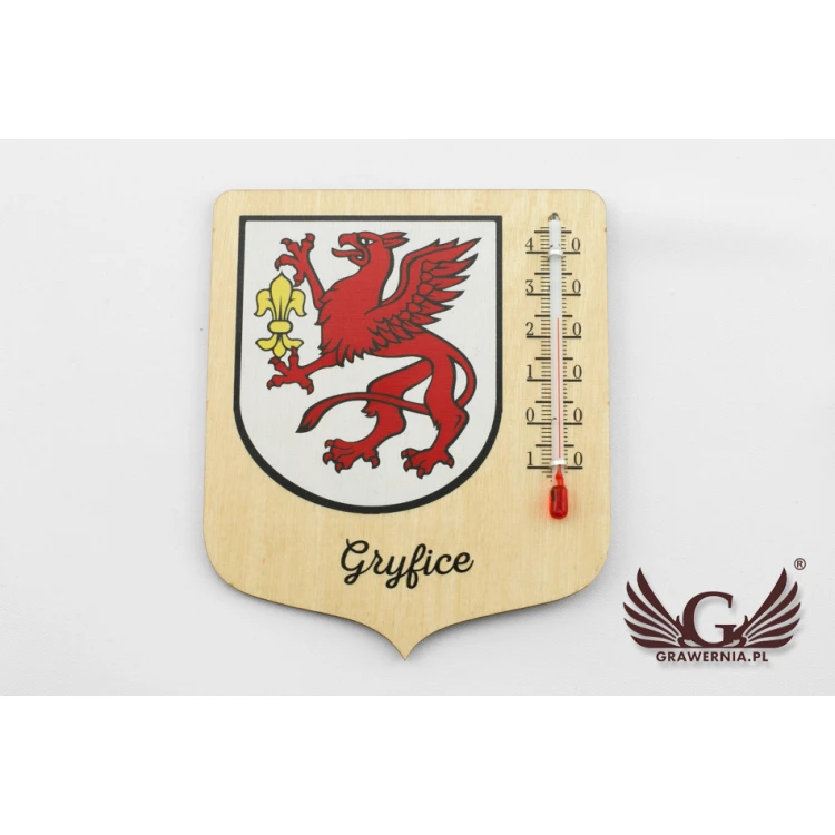 Thermometer with city coat of arms - UV digital print - TER019