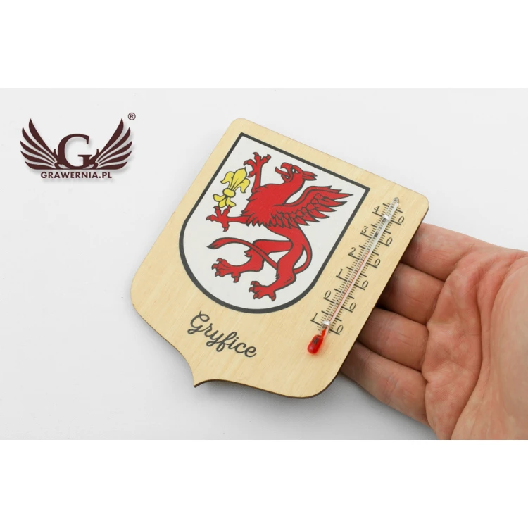 Thermometer with city coat of arms - UV digital print - TER019