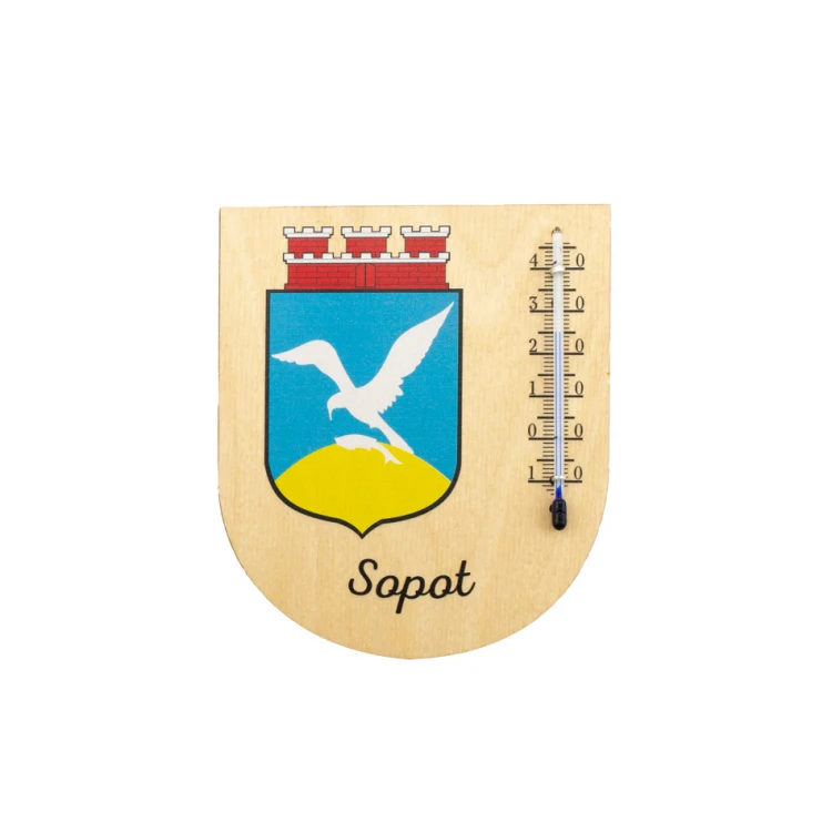 Thermometer with city coat of arms - UV digital print - TER015