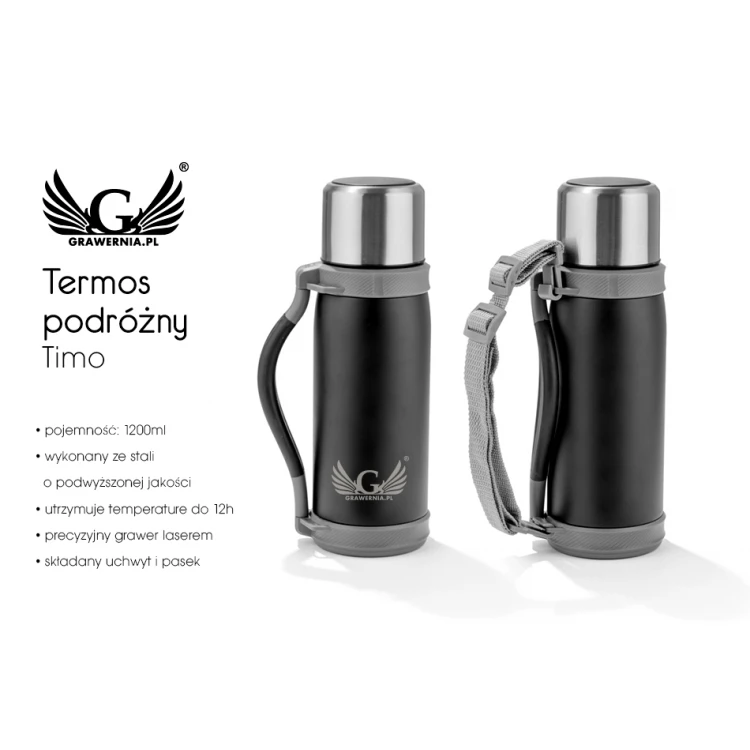 Thermos with Your Engraving - Timo - 1200ml - KUB026