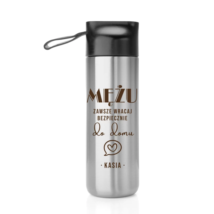 Castor Stainless Steel Thermos - 600ml - Gift for Husband - TRM008