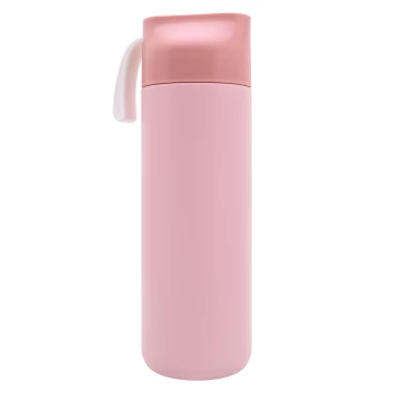 Stainless steel thermos with engraving - pink - 600 ml - TRM012