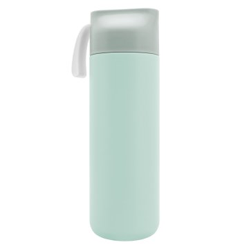 Stainless steel thermos with engraving - turquoise - 600 ml - TRM011