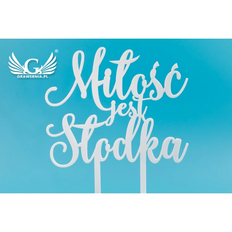 Cake Topper - Love is Sweet - TOP037