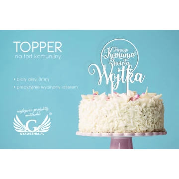 Cake Topper - First Holy Communion - TOP016