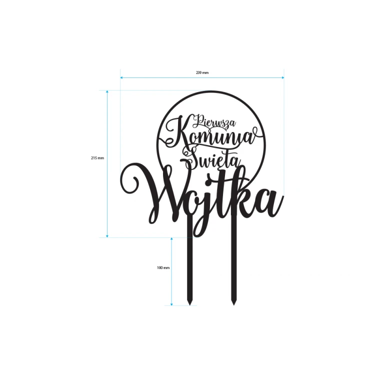 Cake Topper - First Holy Communion - TOP016