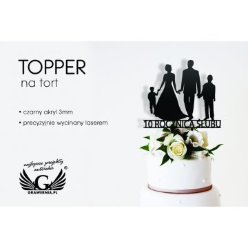 Anniversary Cake Topper - Figurine - TOP038