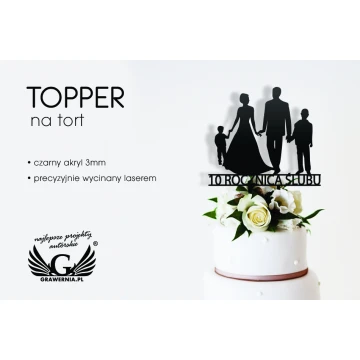 Anniversary Cake Topper - Figurine - TOP038