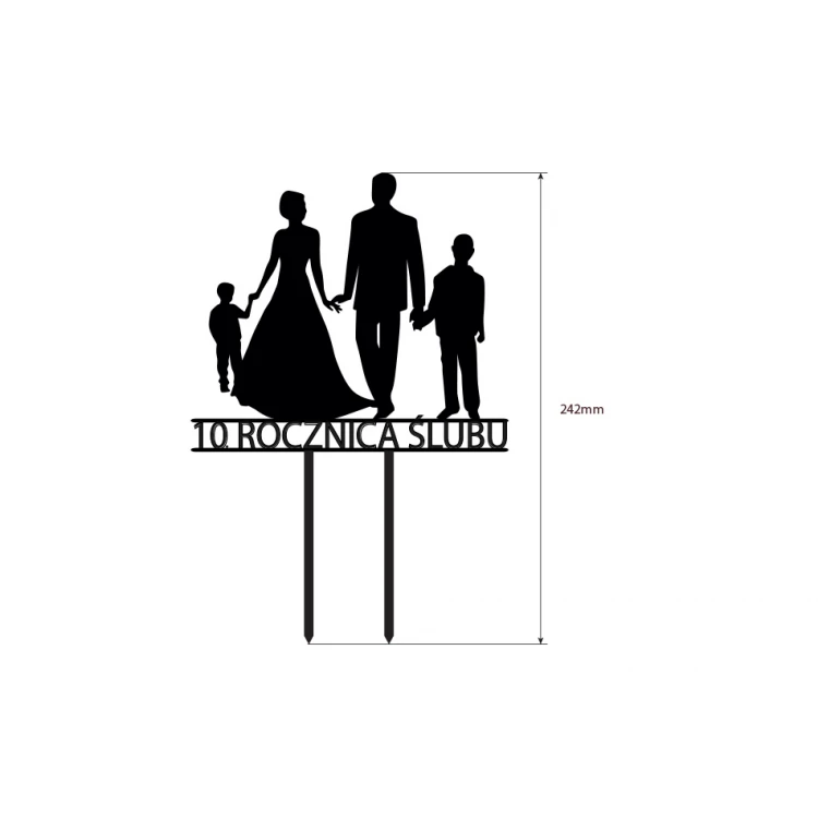 Anniversary Cake Topper - Figurine - TOP038