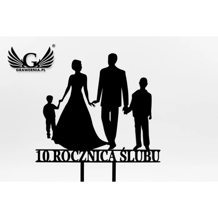 Anniversary Cake Topper - Figurine - TOP038