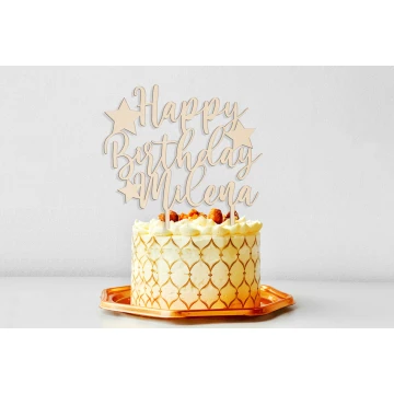 Birthday Cake Topper - Happy Birthday - TOP054