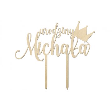 Birthday Cake Topper - Crown - TOP021