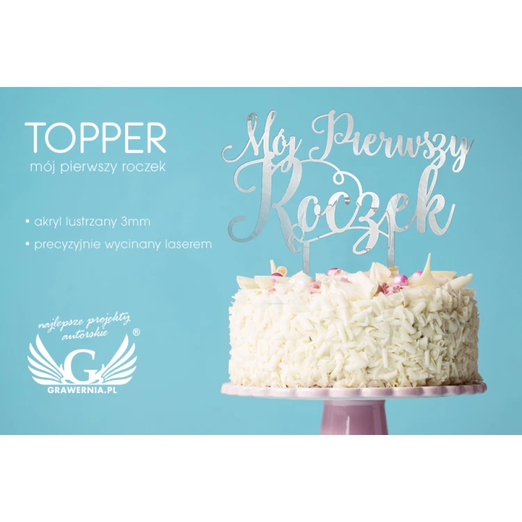 Birthday Cake Topper - My First Birthday - TOP035