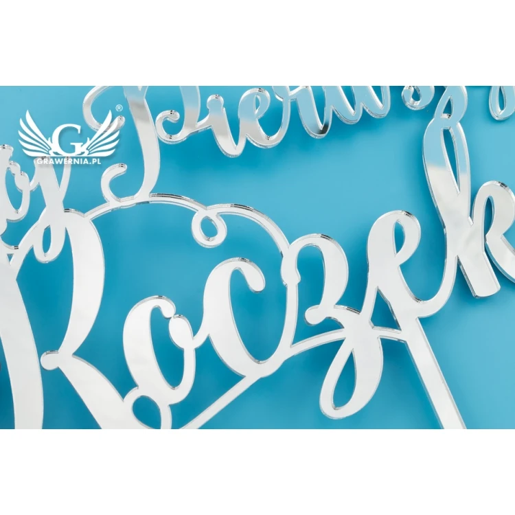 Birthday Cake Topper - My First Birthday - TOP035