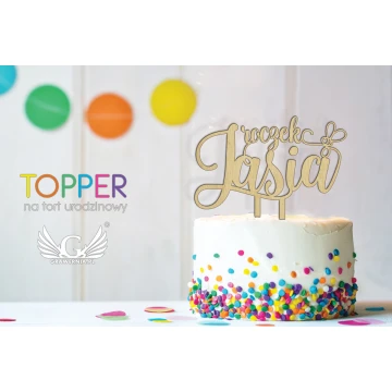 Birthday Cake Topper - One Year Old - TOP022