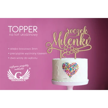 Birthday Cake Topper - One Year Old - TOP007