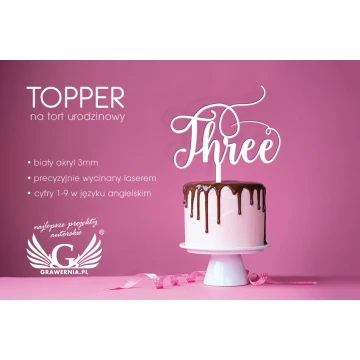Birthday Cake Topper - TOP015