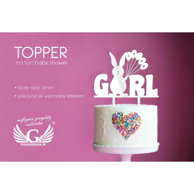 Baby Shower Cake Topper - TOP009
