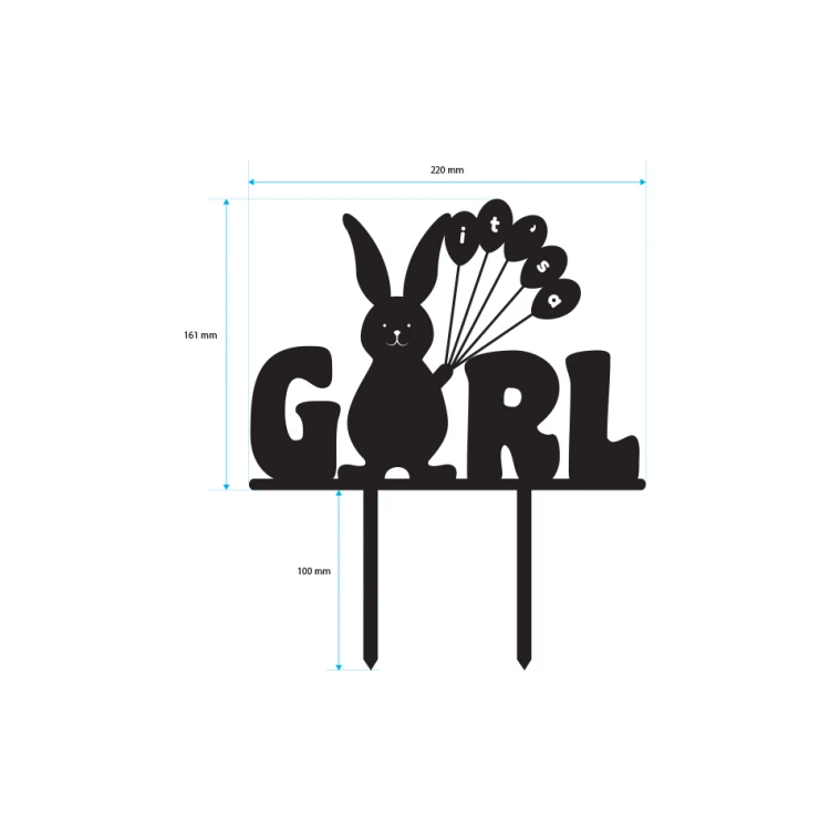 Baby Shower Cake Topper - TOP009