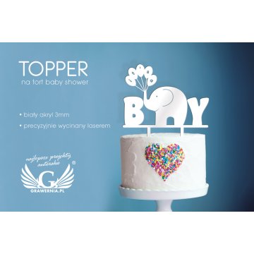 Baby Shower Cake Topper - TOP010