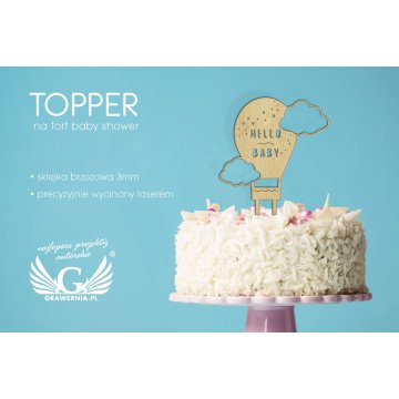 Baby Shower Cake Topper - TOP019
