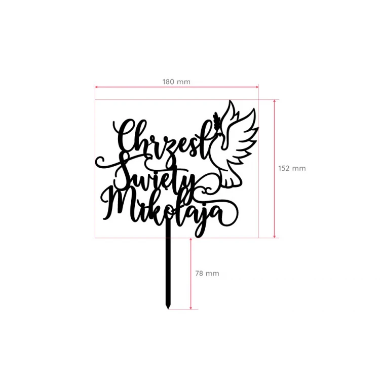 Cake Topper - Holy Baptism - TOP041