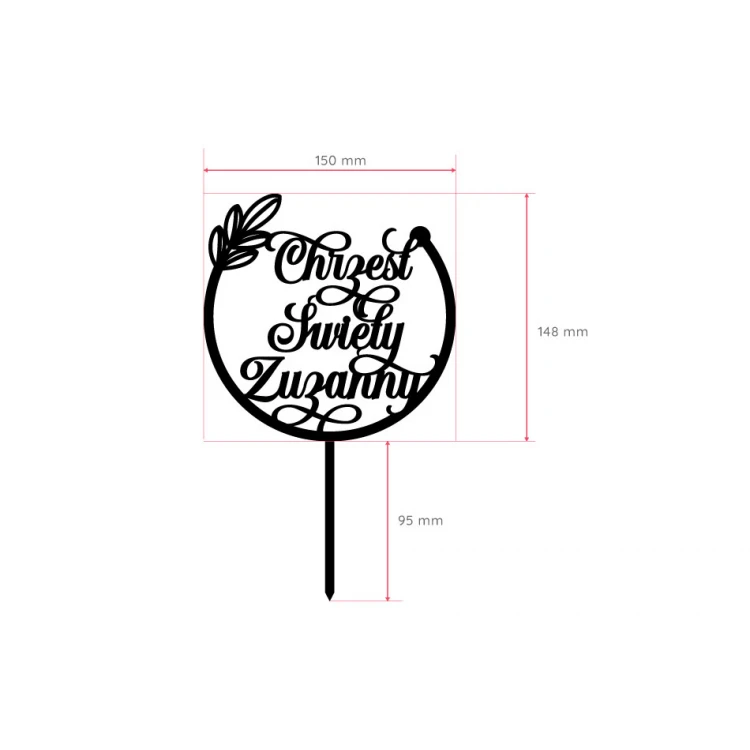 Cake Topper - Holy Baptism - TOP044
