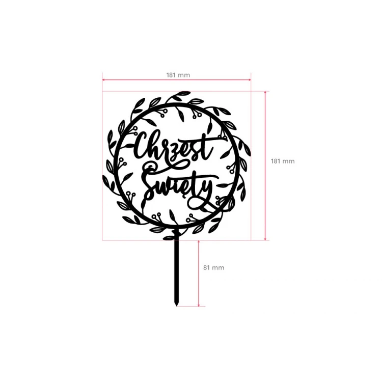 Cake Topper - Holy Baptism - TOP045