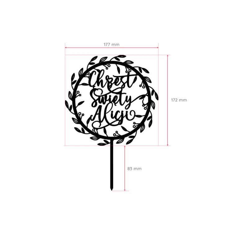 Cake Topper - Holy Baptism - TOP046