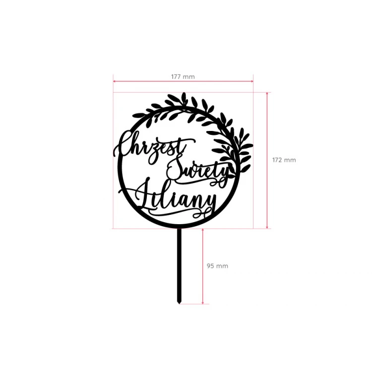 Cake Topper - Holy Baptism - TOP048