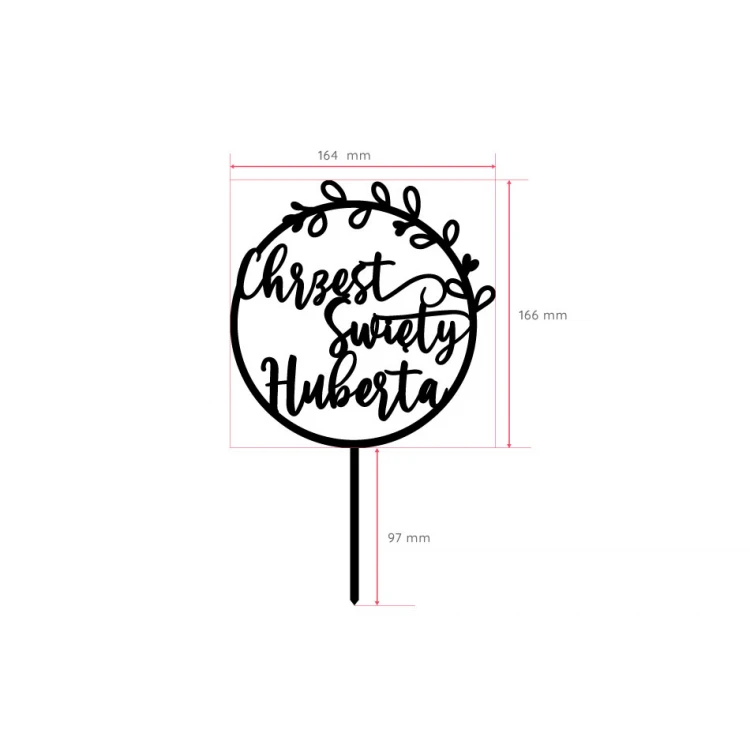 Cake Topper - Holy Baptism - TOP051