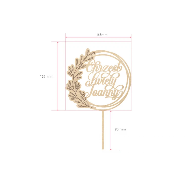 Cake Topper - Holy Baptism - TOP056