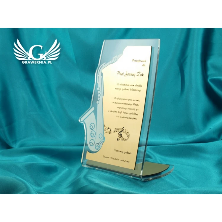 Acrylic Trophy - model DTA20 - height 21 cm