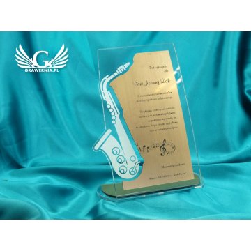 Acrylic Trophy - model DTA20 - height 21 cm