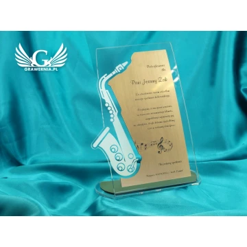 Acrylic Trophy - model DTA20 - height 21 cm