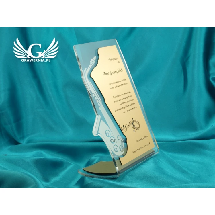 Acrylic Trophy - model DTA20 - height 21 cm