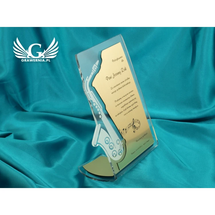 Acrylic Trophy - model DTA20 - height 21 cm