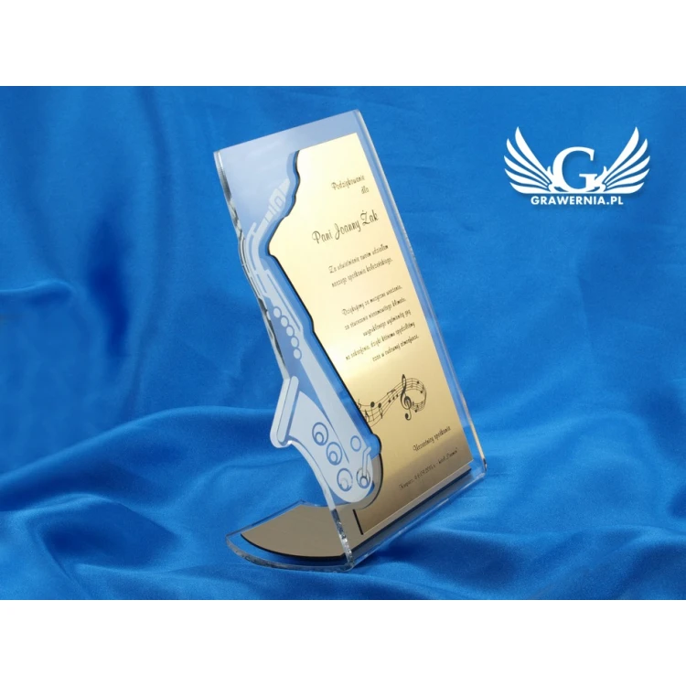 Acrylic Trophy - model DTA20 - height 21 cm