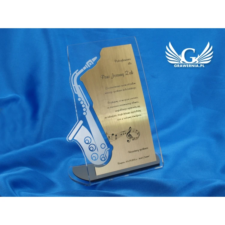 Acrylic Trophy - model DTA20 - height 21 cm